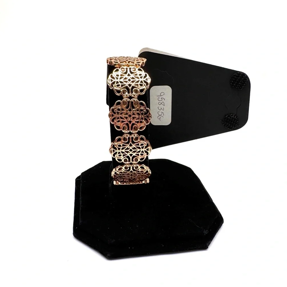 Gennaro Goldtone Filigree Stretch Bracelet